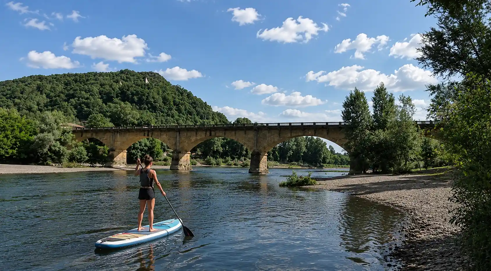 paddle en dordogne